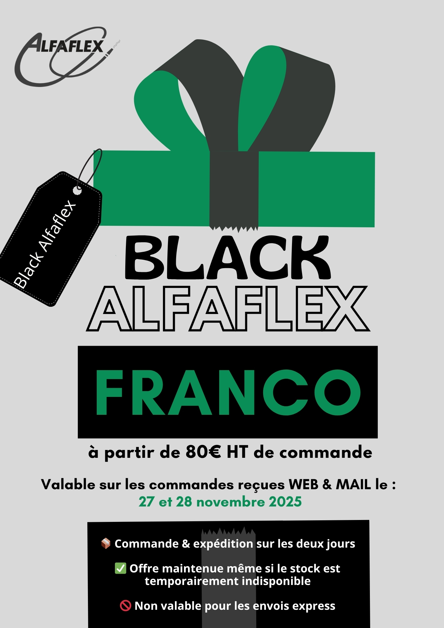 🔥 Le Black Friday arrive chez Alfaflex ! 🔥